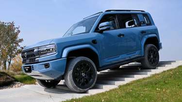 Denza B5 - driving down stairs