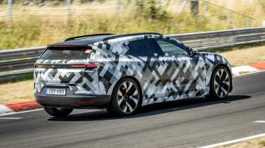 Polestar 4 SUV - dynamic rear angled