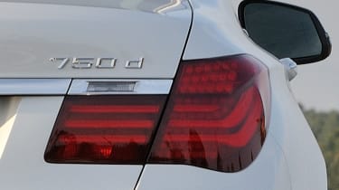 2012 BMW 7 Series badge
