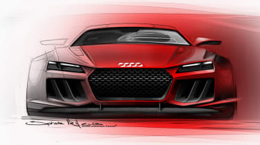 2013 Audi Quattro Sport concept sketch front