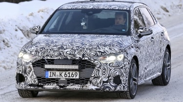 Audi S3 spies - winter front 
