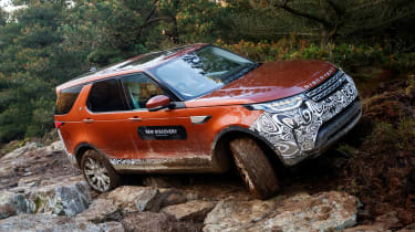 Land Rover Discovery prototype - off-road front