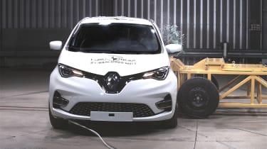 Renault Zoe EuroNCAP test 1