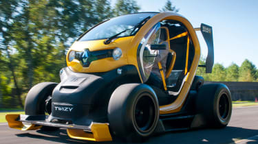 Renault Twizy F1 action
