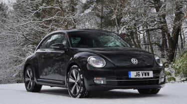 Volkswagen Beetle front three-quarters
