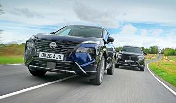 Peugeot 5008 vs Nissan X-Trail - front tracking