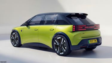 New Peugeot 208 exclusive image - rear