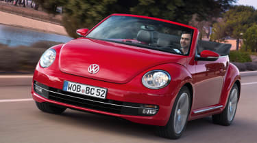 Volkswagen Beetle Cabriolet front cornering