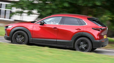 Mazda CX-30 Homura long-term third report - side profile dynamic