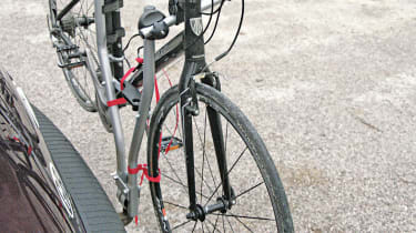 towball mounted bike rack