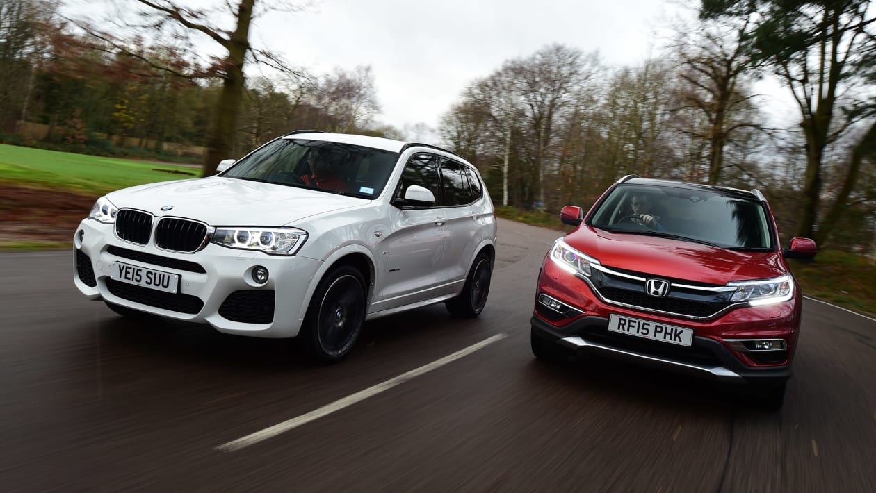 Used BMW X3 vs New Honda CRV pictures Auto Express