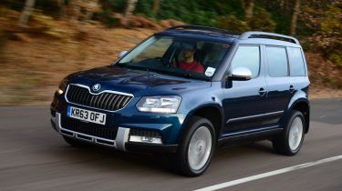 Skoda Yeti 4x4 front tracking