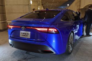 Toyota Mirai - Tokyo Motor Show full rear Toyota Mirai - Tokyo Motor Show full rear