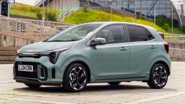 Kia Picanto facelift UK - front static