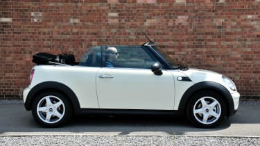 Used MINI Convertible - roof down