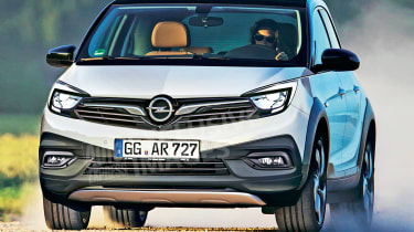 Vauxhall Adam SUV exclusive image - front (watermarked)