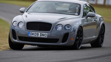 Bentley Continental Supersports coupe front tracking