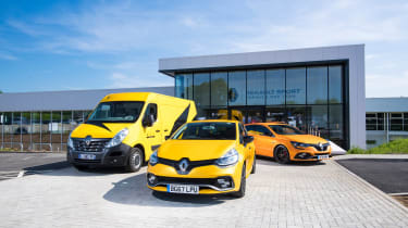 Renault Pro+ van, Clio RS and Megane RS