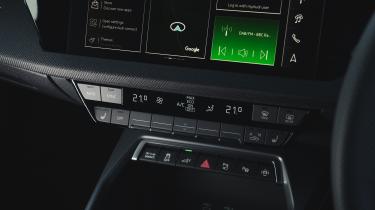 New Audi A3 TFSIe plug-in hybrid - centre console 