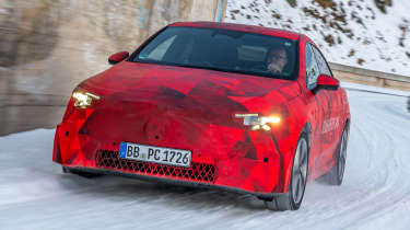 Mercedes CLA prototype - front cornering