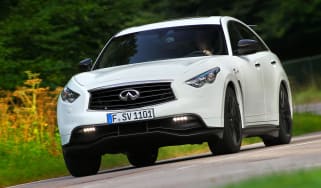 Infiniti FX Vettel front cornering