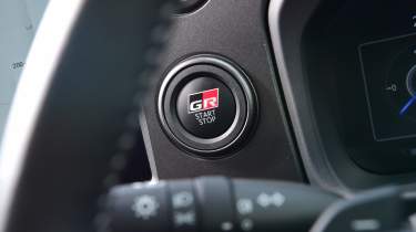 Toyota GR Yaris - start button