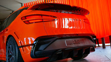 Genesis GV60 Magma Concept at Goodwood FOS - rear end close up