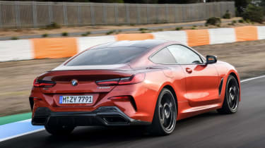 BMW 8 Series - track rear action