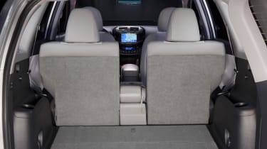 Toyota RAV4 EV seats folded