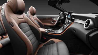 Mercedes C-Class Cabriolet - front seats