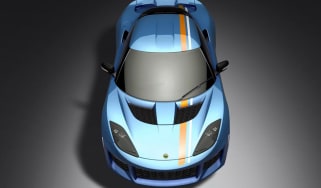 Lotus Evora 400 Blue Orange Edition - above