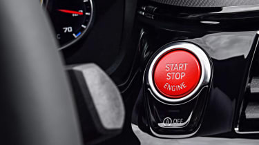 BMW M5 Competition - start/stop button