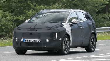 Kia Sportage facelift spyshot 1