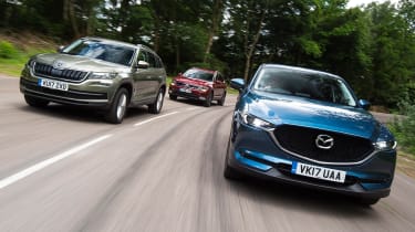 Mazda Cx 5 Vs Skoda Kodiaq Vs Vw Tiguan Auto Express