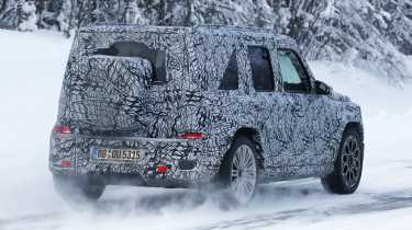 Baby Mercedes G-Class spyshot 5
