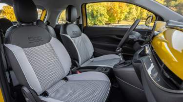 Fiat 500 Hybrid Torino - front seats