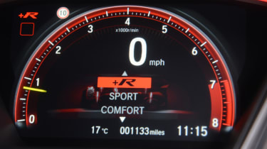 UK Honda Civic Type R 2017 - dial