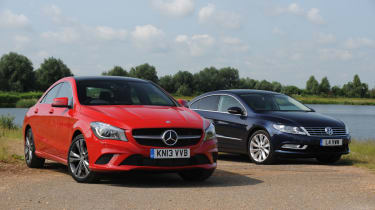 Mercedes CLA 220 CDI Sport vs Volkswagen CC GT 2.0 TDI