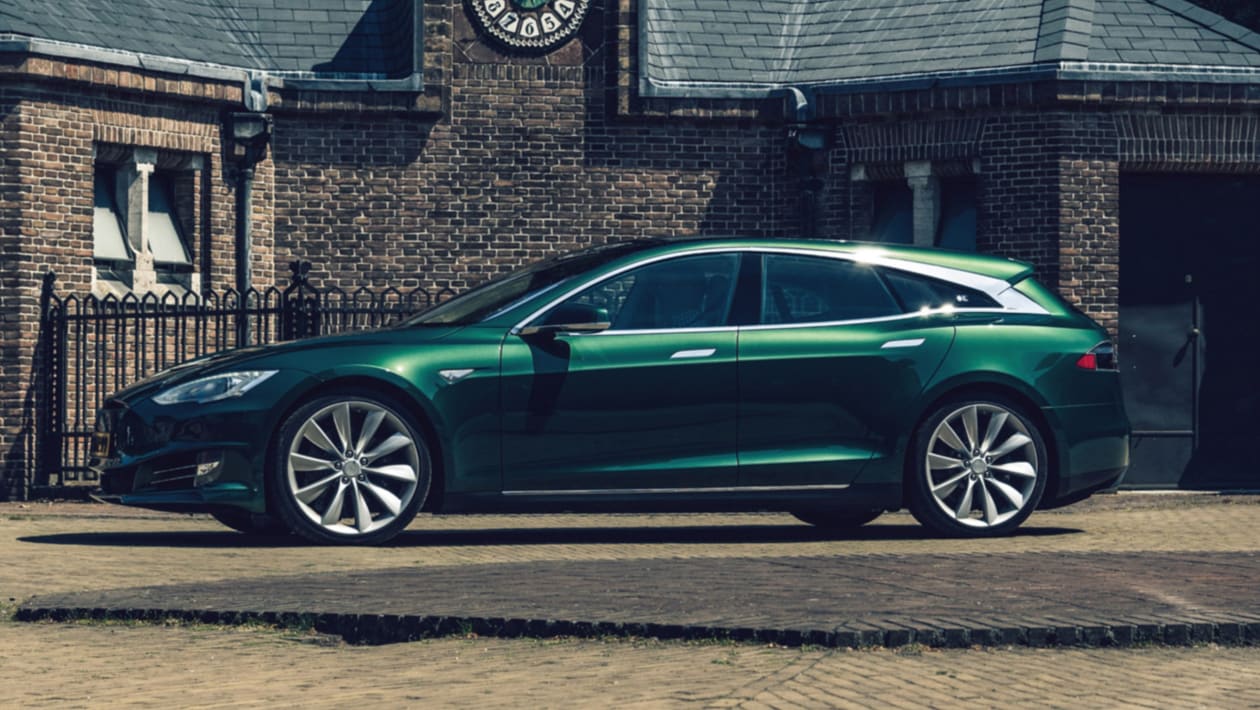 Tesla Model S Shooting Brake estate pictures Auto Express