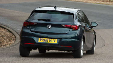 Vauxhall Astra - rear cornering