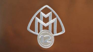 New Mercedes-Maybach V12 Edition - stitched logo
