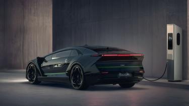 Ceer Exobot sedan - rear charging
