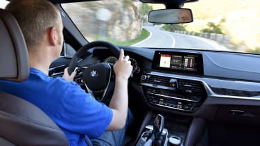 New BMW 5 Series - driving