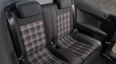 VW Golf GTI Cabriolet rear seats