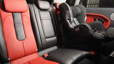 Range Rover Evoque rear seats