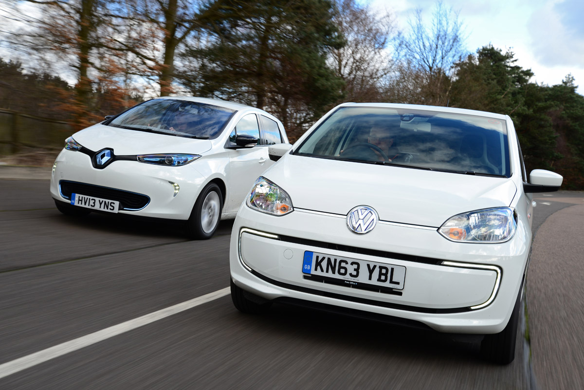 Volkswagen e-up! vs Renault ZOE  Auto Express