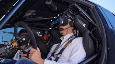 Cupra virtual reality - Richard Ingram driving