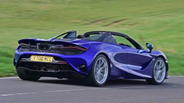 McLaren 750S Spider - rear cornering