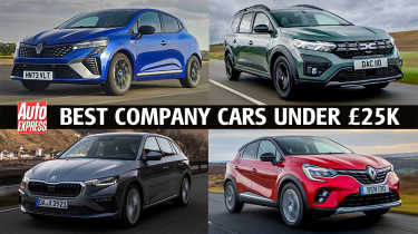 Best company cars under £25,000 - header image