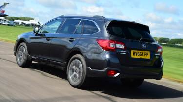 Used car hunter - Subaru Outback rear tracking 